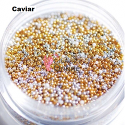Perlute caviar CAV017 pentru decor unghii Mix Metalizat